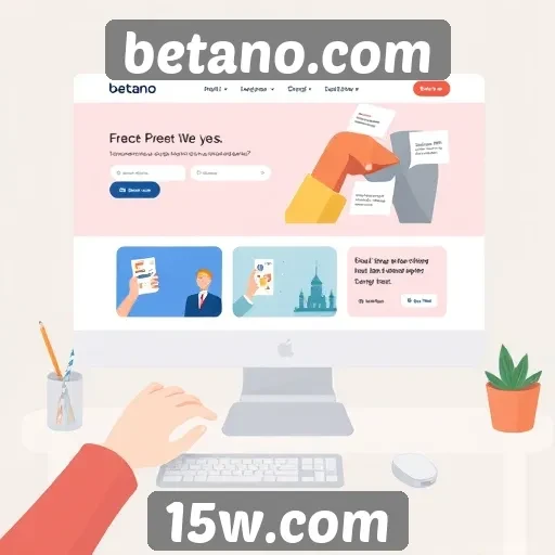 Análise da interface do usuário no betano.com